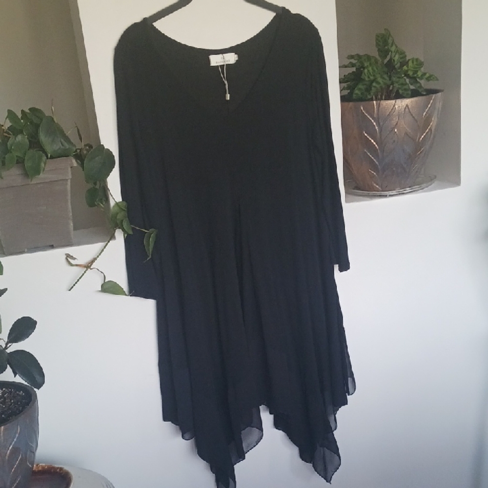 Chic Black Long Sleeve Dress